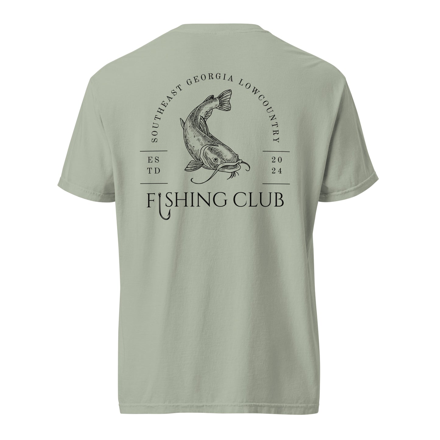 Southeast Georgia Lowcountry Fishing Club - Unisex garment-dyed heavyweight t-shirt