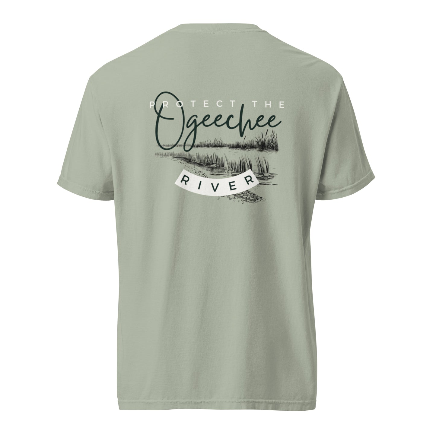 Protect the Ogeechee River - Unisex garment-dyed heavyweight t-shirt