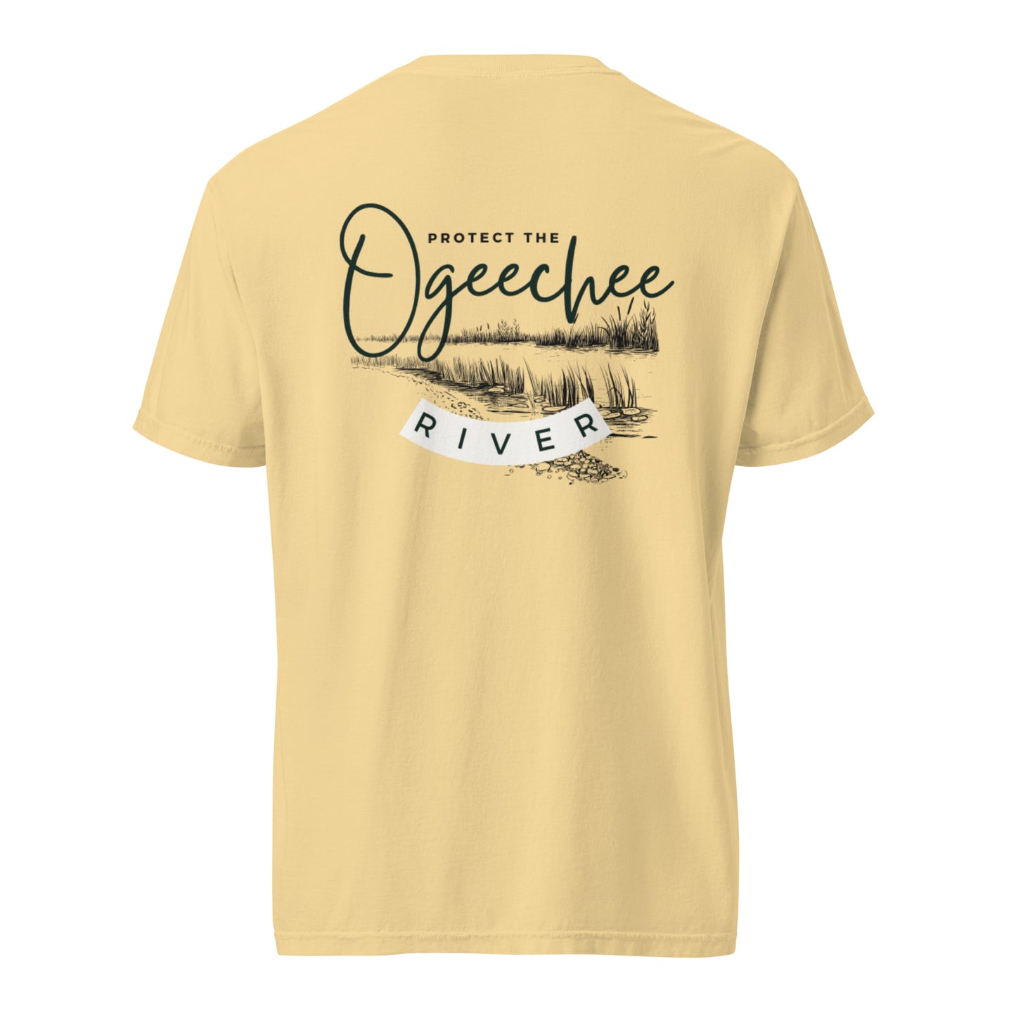Protect the Ogeechee River - Unisex garment-dyed heavyweight t-shirt