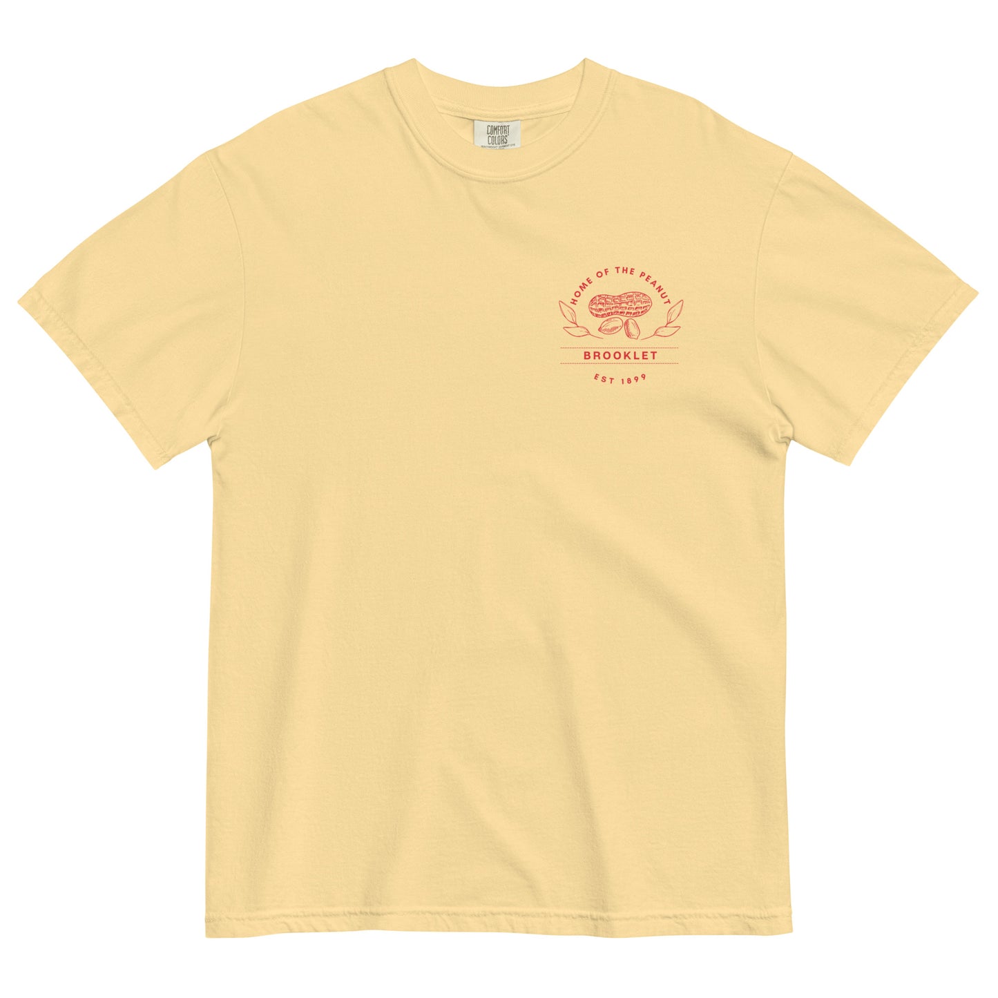 Home of the Peanut - Brooklet, Georgia - Unisex Comfort Colors garment-dyed heavyweight t-shirt