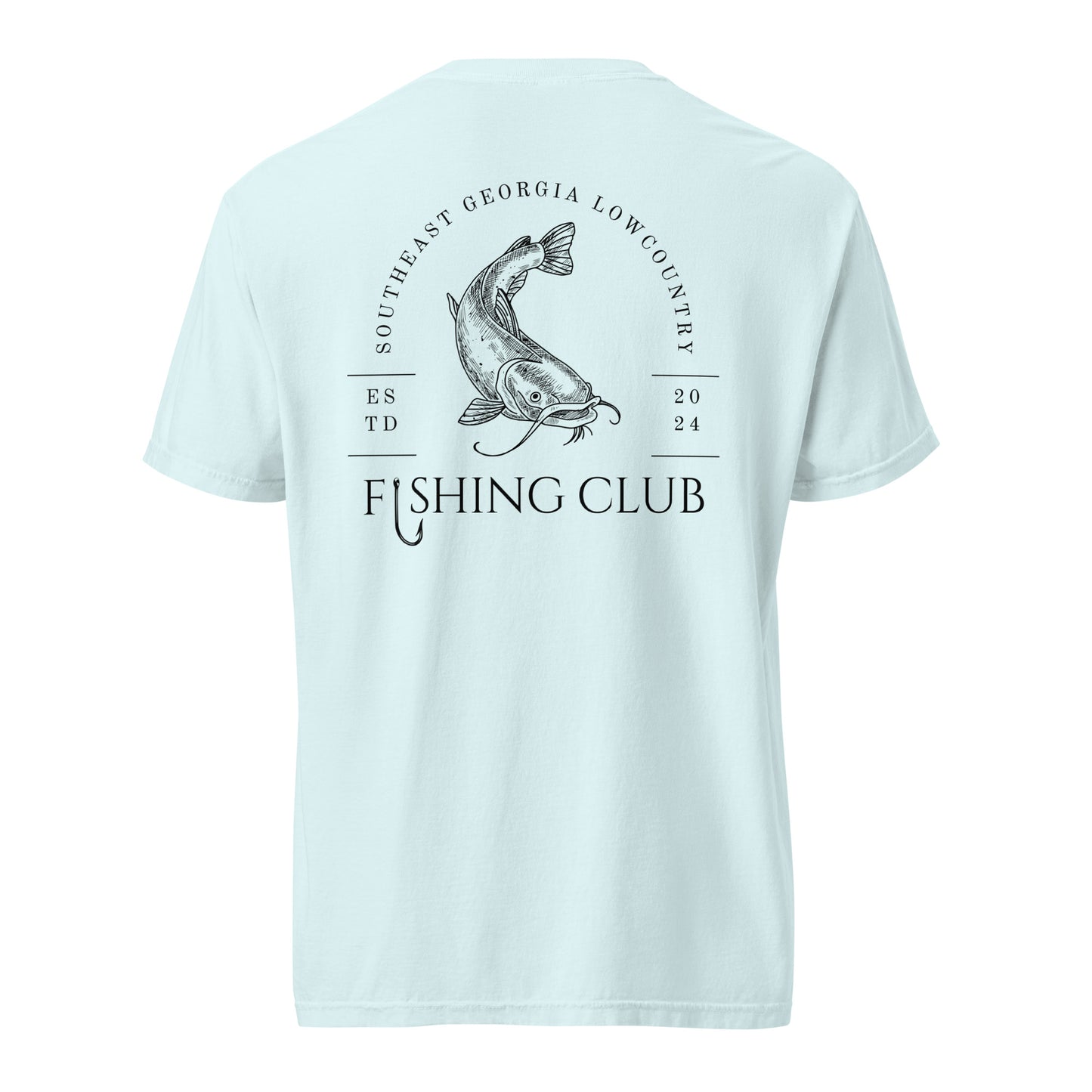 Southeast Georgia Lowcountry Fishing Club - Unisex garment-dyed heavyweight t-shirt