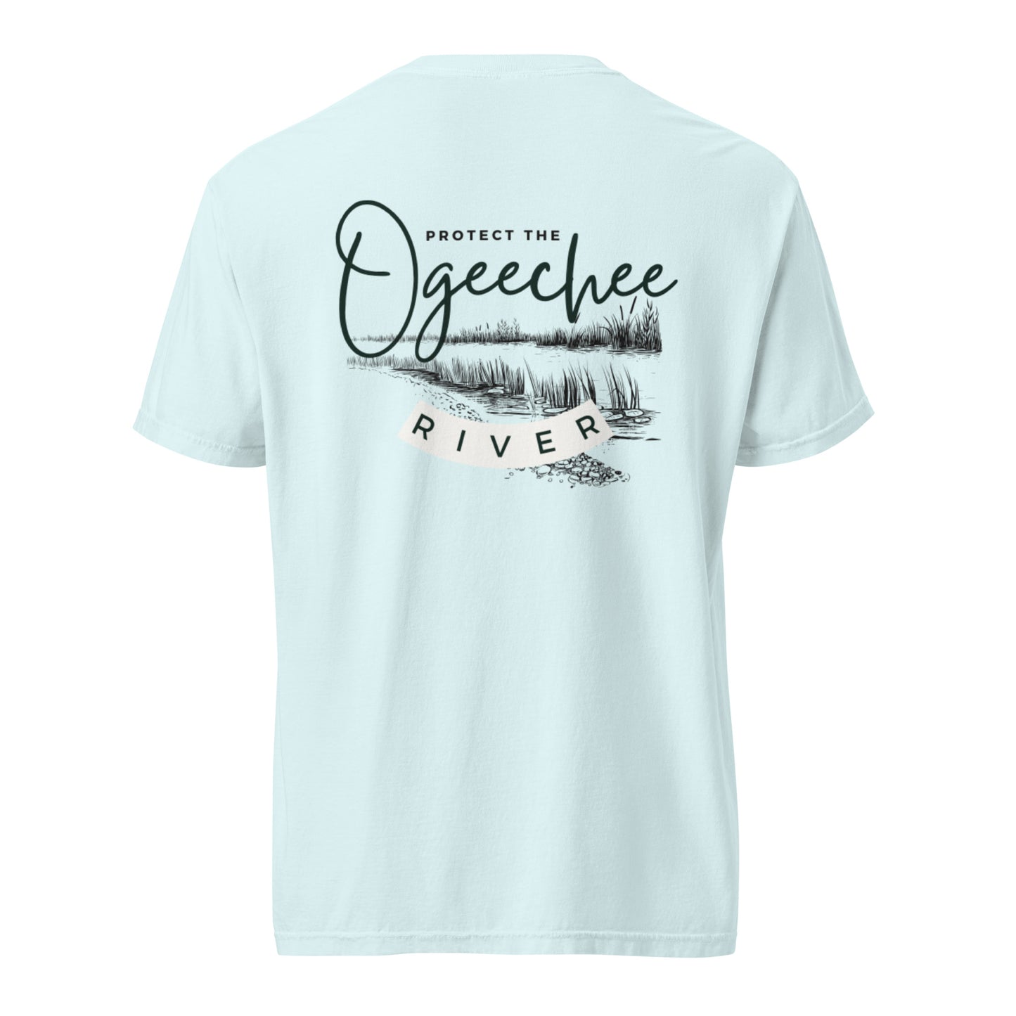 Protect the Ogeechee River - Unisex garment-dyed heavyweight t-shirt