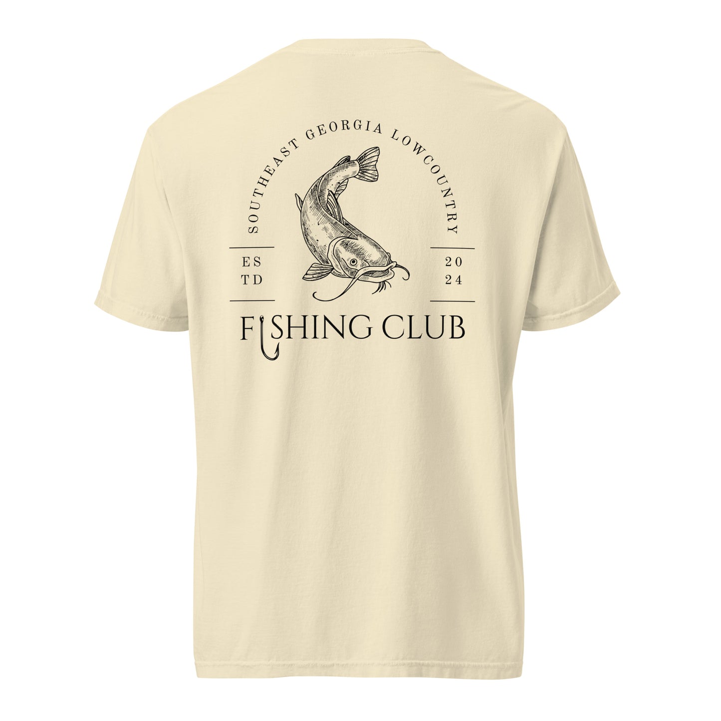 Southeast Georgia Lowcountry Fishing Club - Unisex garment-dyed heavyweight t-shirt