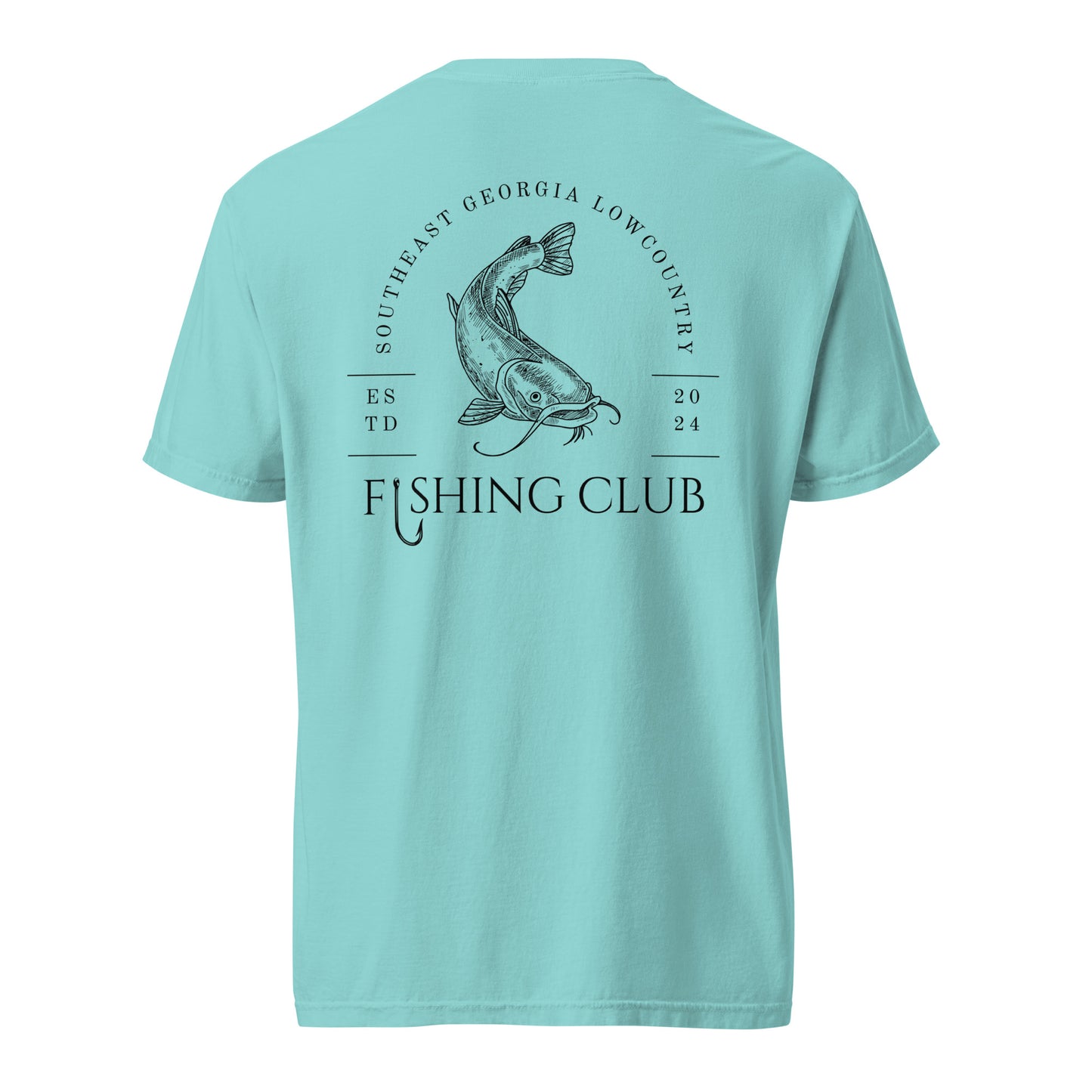 Southeast Georgia Lowcountry Fishing Club - Unisex garment-dyed heavyweight t-shirt