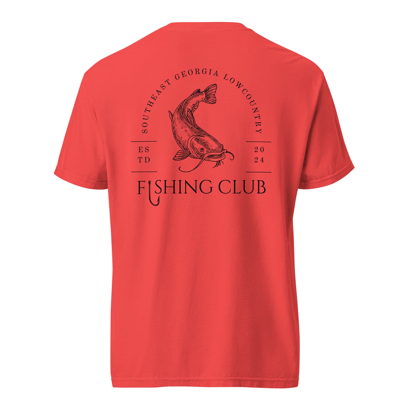 Southeast Georgia Lowcountry Fishing Club - Unisex garment-dyed heavyweight t-shirt