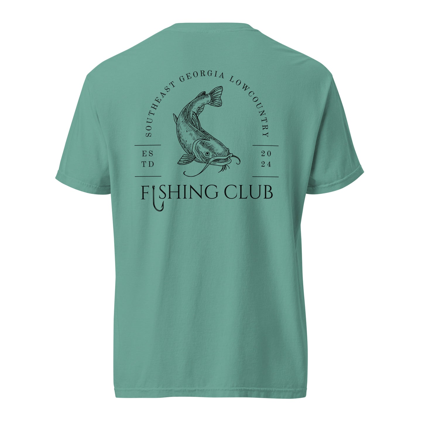 Southeast Georgia Lowcountry Fishing Club - Unisex garment-dyed heavyweight t-shirt