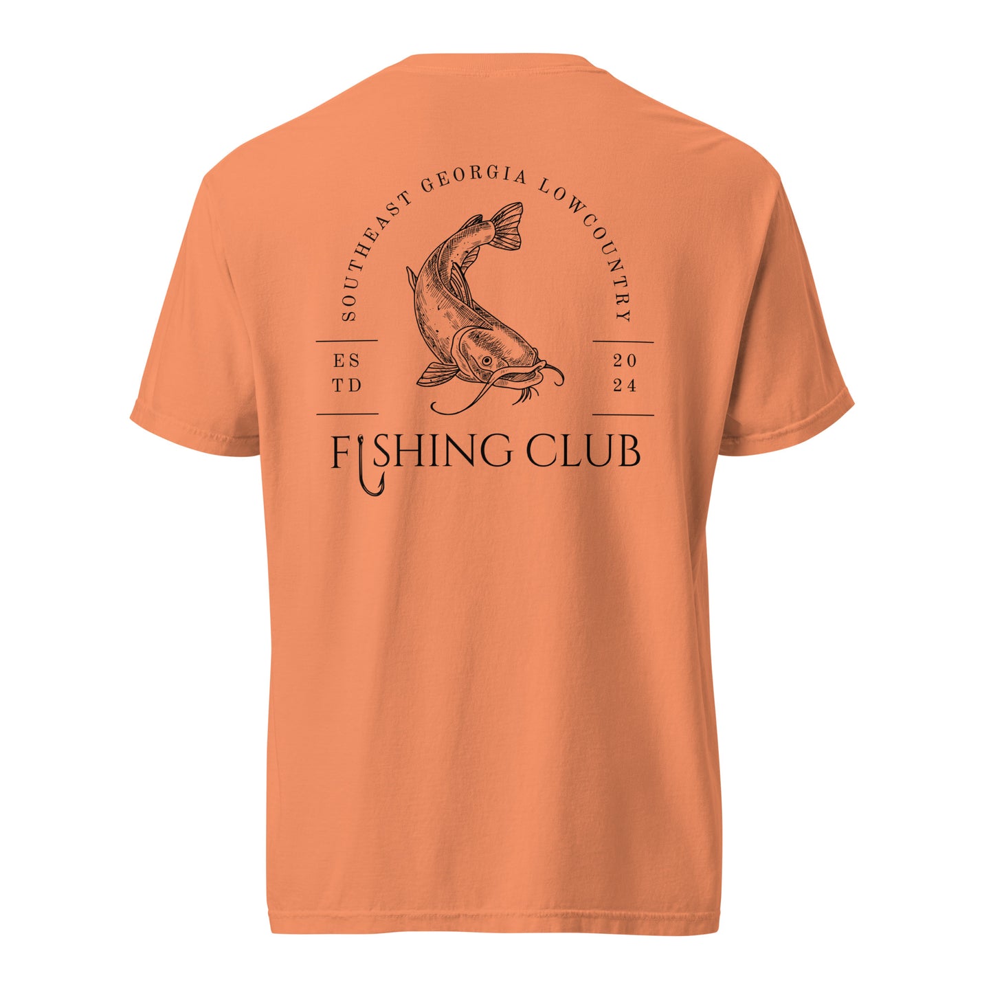 Southeast Georgia Lowcountry Fishing Club - Unisex garment-dyed heavyweight t-shirt